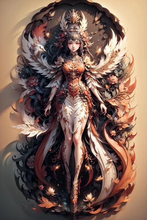 (((masterpiece))),bestquality,illustration,beautifuldetailedglow,
paper_cut, <lora:KK_paperCut_v1:0.6>, 1girl, solo, <lora:nvwushen-000020:0.4>,quan,full body,