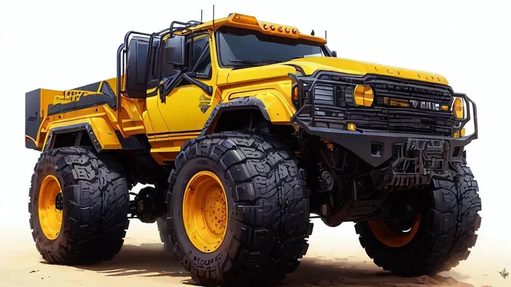 a scifi Truck with (huge wheels:1.3)
<lora:ConstructionyardAI_v2:0.7> (constructionyardai:0.7)