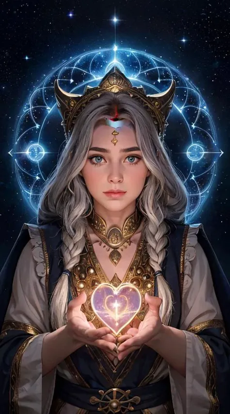 Enchanter, Baron, Tall, Obese, Square Face, Fair Skin, Gray Hair, gold Eyes, Wide Nose, Pouty Lips, Prominent Chin, Chinstrap, Very Long, Braided, A sprawling dwarven city, carved deep into the heart of a mountain
Style-GravityMagic,  solo, upper body, looking at viewer, detailed background, detailed face, (<lora:BohoAI:0.6>, bohoai, boho theme:1.1) (glowing eyes:1.05), living star constellation, zodiac, horoscope, at peace, calm, gemini,   symbolism, astral energy,  bright white lights, cosmic light,  bloom, metaphysics, enlightenment,  stardust, backlighting, cosmic space background,  ethereal atmosphere,