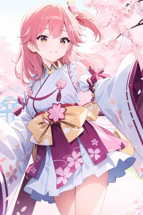 best quality, intricate details,

<lora:sakuraMikoHololive_v10:0.8> sakura miko,

 <lora:gachaSplashLORA_v40:0.8> [(white background:1.5), ::5],  swirling petals, sakura cherry blossoms,