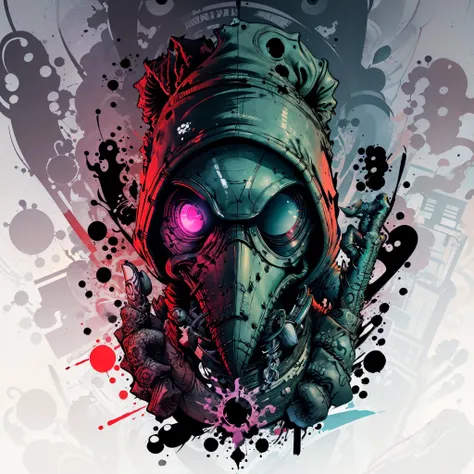 ((best quality)), ((masterpiece)), (detailed), plague doctor, in the style of 0mib, solo, 5 fingers, detailed hand, intricate details, <lora:0mibNEW:1> <lora:plague doctor:0.6>