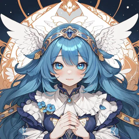 masterpiece, best quality, bibliangels, too many eyes, no humans, multiple wings, <lora:biblically_accurate_angel-09:0.8>, HeadpatPOV:1.3, pov, headpat, Beautiful Art Style, 1girl, young woman, Inventor, playful, Alphonse Mucha, jumping, <lora:HeadpatPOV:1>