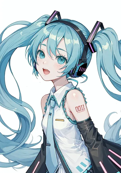 masterpiece, best quality, ultra-detailed,vocaloid, hatsune miku