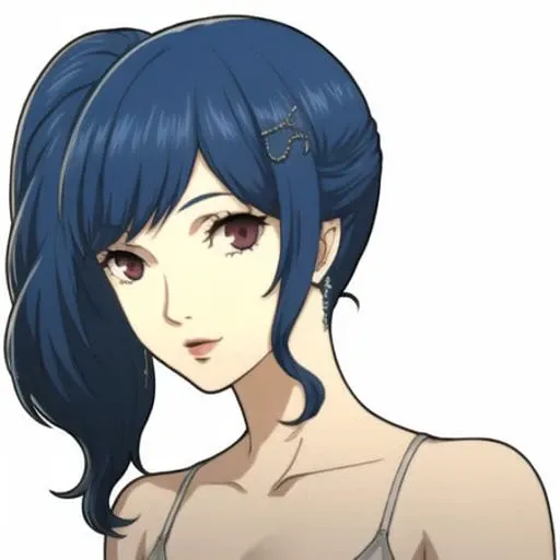 1girl, portrait, solo, white background, st. louis \(luxurious wheels\) \(azur lane\), blue hair, silver dress, revealing clothes, earrings, hair ornament,  cleavage, <lora:persona5PortraitLora_v03:0.7>  <lora:stLouisLuxuriousWheels_v1:1>