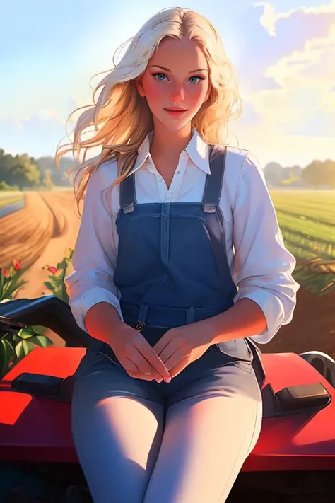 DEN_mary_queenmiela,
posing in a tractors cockpit, driving a tractor, country living, country, farming, driving a tractor in a field,
bokeh, f1.4, 40mm, photorealistic, raw, 8k, textured skin, skin pores, intricate details  <lora:epi_noiseoffset2:1>, epiCRealism <lora:ClothingAdjuster3:-1.3>