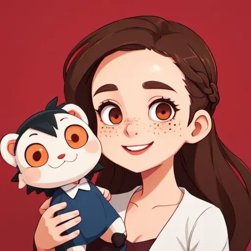 1girl, age 25, caucasian, pearly skin, freckles, big brown round eyes, high forehead, dark blonde wavy hair, braid, oval face, cute, highly detailed, sharp focus, stunningly beautiful, looking at camera, smile, sultry look, makeup dlanham <lora:dlanham_v1:0.6> riding a rocket