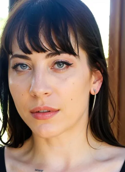 photo of sks woman , natural lighting, by Dominique Issermann, <lora:locon_charlottesartre_v1_from_v1_64_32:1>