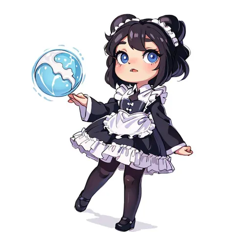 (masterpiece, best quality:1.2),
1girl, <lora:q1m41d:0.7> q1m41d, long sleeves, maid dress, mary jane shoes, pantyhose, full body, simple background, white background, <lora:justduet_anyv5_r50_768_a128-d16_adamW-000006:0.6>