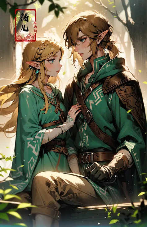 legend of zelda link between forest and ice, in the style of romantic illustrations, goblin academia, green and bronze, romantic manga, detailed costumes, post-painterly, dark cyan and beige
leafeye contactsitting
<lora:~Q?-X^\legend of zelda:0.8>