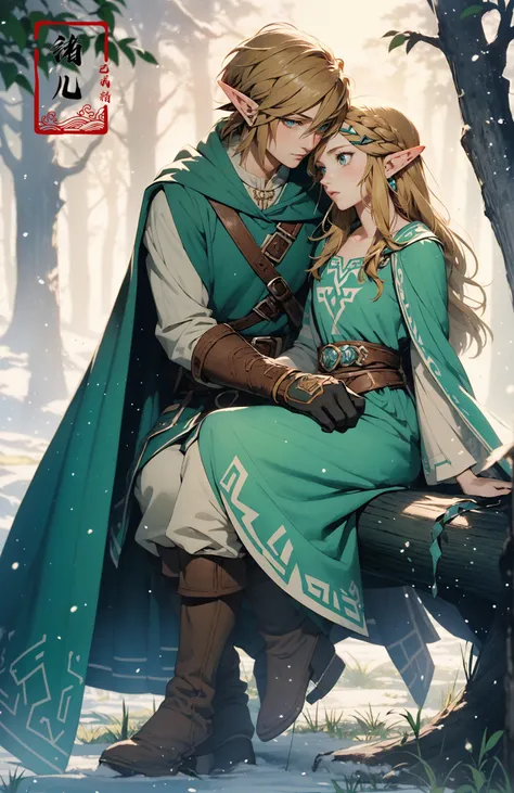 legend of zelda link between forest and ice, in the style of romantic illustrations, goblin academia, green and bronze, romantic manga, detailed costumes, post-painterly, dark cyan and beige
leafeye contactsitting
<lora:~Q?-X^\legend of zelda:0.8>