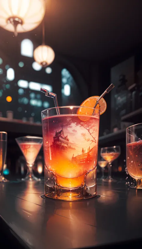 cocktailworld, no humans, scenery, castle, street, depth of field , ((blurry background)),
masterpiece, best quality, ultra detail,
<lora:CocktailWorld:0.9>
