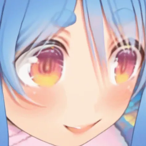 zPDXL, zPDXLxxx, score_9, score_8_up, score_7_up, score_6_up, score_5_up, score_4_up, BREAK <lora:Ogey_Rrat:1>, ogey_rrat, 1girl, solo, virtual youtuber, usada pekora, blue hair, close-up, smile, thick eyebrows, looking at viewer, hair between eyes, pekora