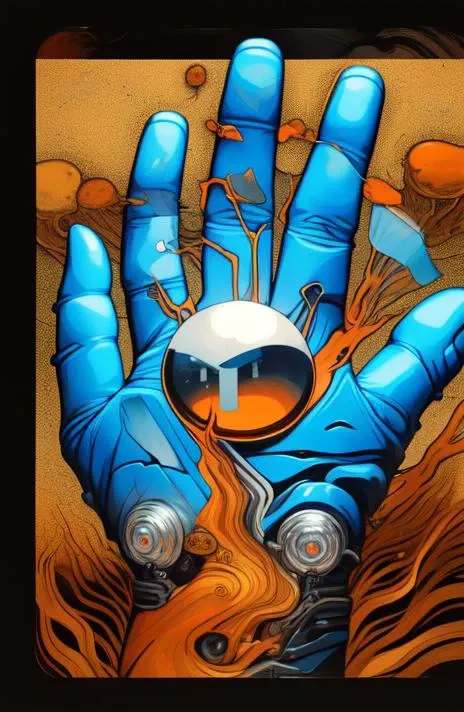 (masterpiece, best quality), intricate details,  <lora:[LoRA] Normal Hand Concept (With dropout & noise version):1>, palm showing, normal hand, weapon, light particles, sword, no humans, simple background, ((front of hand)), (Wonderful Background), 5 fingers