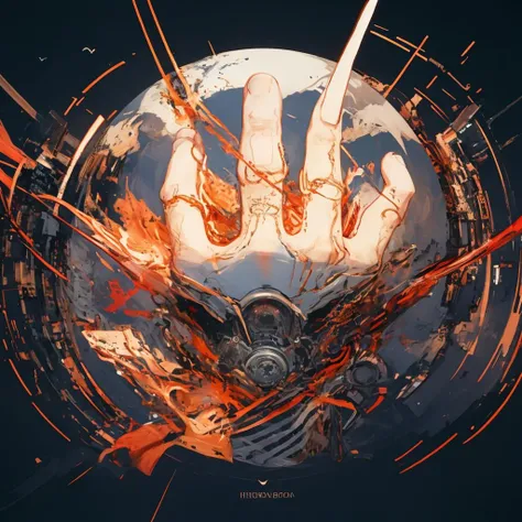 normal hand, robot, no humans, mecha, solo, science fiction, embers
<lora:hand-noise-000016:1>