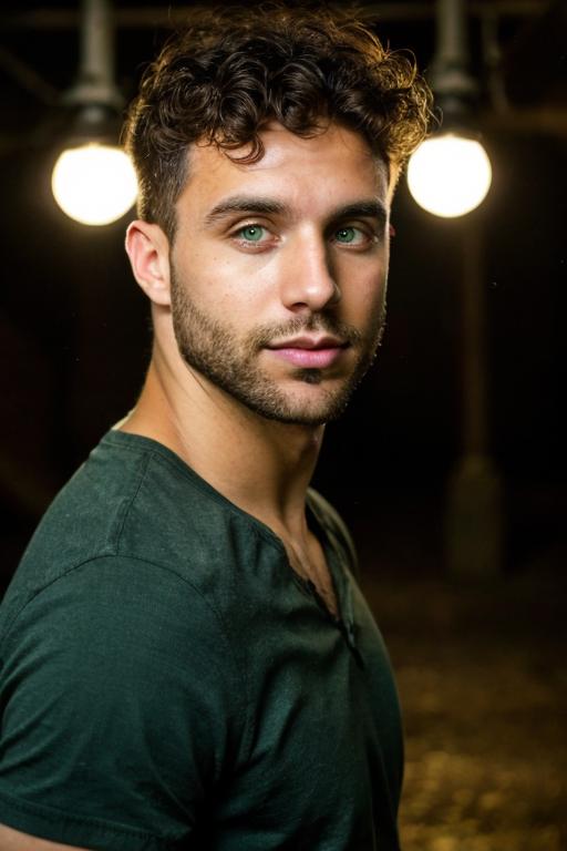 Green eyed man Green eyed man