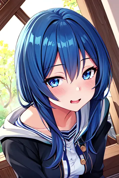 (masterpiece:1.5), illustration, 4k, 8k, (high quality:1.1), highly detailed, detailed face, highly detailed eyes, HDR, vivid colors, <lora:denhijou_niki:0.7>, denhijou_niki, misakamitoko0903, 1 girl, navel, panties, suggestive, lewd face, naughty face, looking at viewer