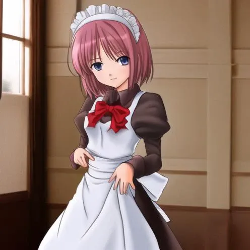<lora:hisui_tsukihime_lora:1> maid anime girl
