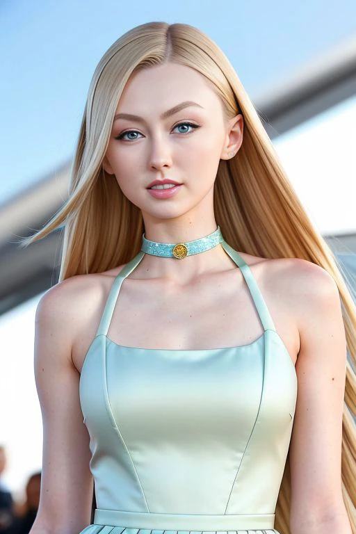 masterpiece, modelshoot style, 8k, realistic, ((photo realistic)), hyper realistic, ultra high quality, Rapunzel wearing a white sleeveless strtrk uniform which ends in a short skirt, open vest, white thigh high boots, on a starship bridge, round face, highly detailed face, textured skin, military pose <lora:starTrekUniforms_v1:1.5> <lora:rapunzelDisneyPrincess_v10:0.6>