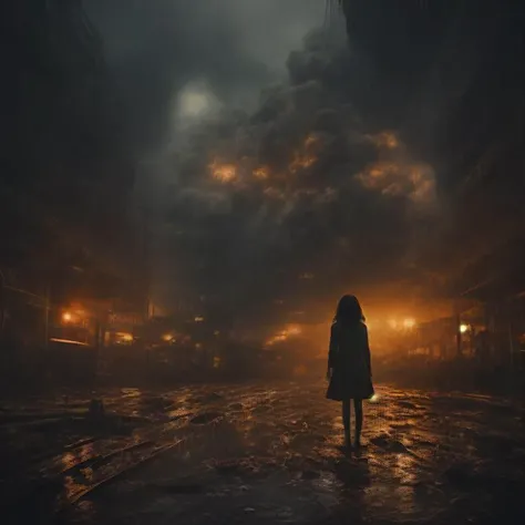 a young women crying in the rain
<lora:CineStyle5:1> 111cine8matic55 style, Cinematic style, dramatic visuals, atmospheric immersion, High resolution, deep depth of field, sharp focus, realistic lighting, dark and moody atmosphere, hyperrealistic, masterpiece, cinematic sensual