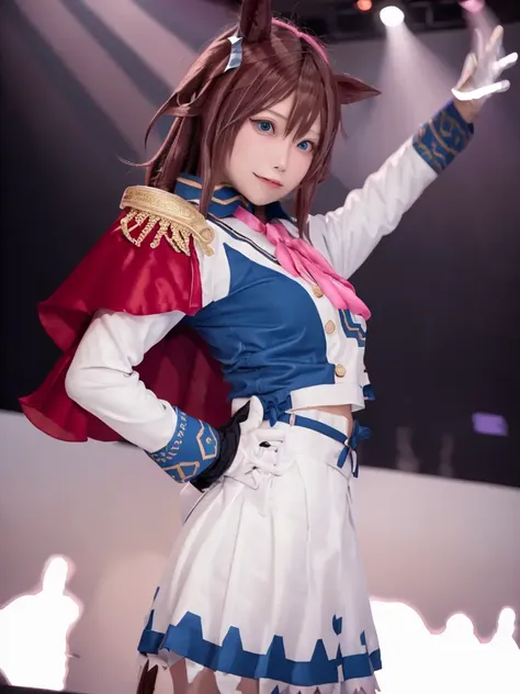 best quality, masterpiece, realteio, cowboy shot, on the stage,
<lora:realteio:1> <lora:koreanDollLikeness_v10:0.5>