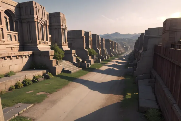(highly detailed:1.3),
<lora:ffxii-nvwls-v1:1> 12style, archades, scenery, landscape, no humans,
Ultra-detail, (highres:1.1), best quality, (masterpiece:1.3), cinematic lighting,