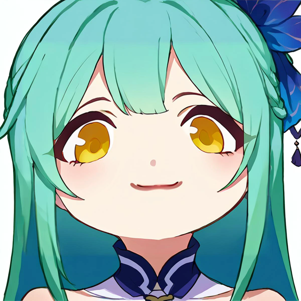 score_9, score_8_up, score_7_up BREAK smile,puffy lips,lipstick,sexy pose,rating_explicit,source_anime,digital painting,looking at viewer,1girl,solo,
<lora:meme_mutsukiface_ponyXL:1.25>mutsukiface, chibi, portrait, smile, closed mouth,face close-up