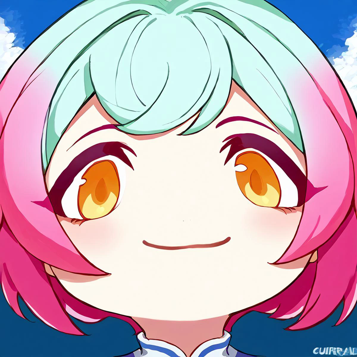 score_9, score_8_up, score_7_up BREAK smile,puffy lips,lipstick,sexy pose,rating_explicit,source_anime,digital painting,looking at viewer,1girl,solo,
<lora:meme_mutsukiface_ponyXL:1.25>mutsukiface, chibi, portrait, smile, closed mouth,face close-up