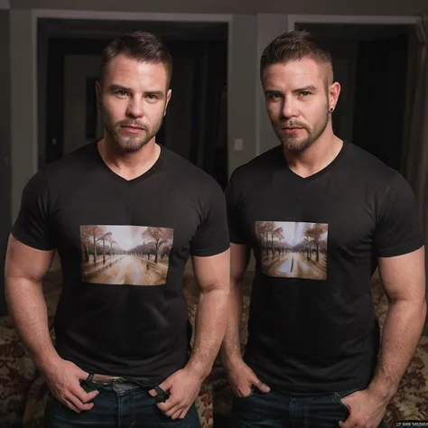 Nick Sterling <lora:Nick Sterling:0.8>, face focus, male, t-shirt