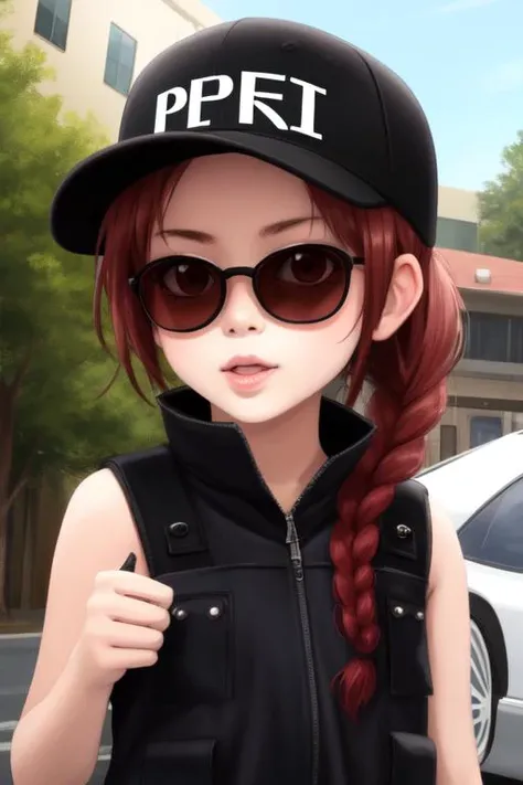 (((perfect-photoproof-and-videoproof-authentic-reality-realistic-perfect, perfect-1girl-solo-perfect, perfect-highest-resolution-possible-perfect, perfect-likeness-perfect, perfect-outside-world-perfec, perfect-best-quality-graphics-possible-perfect, perfect-tremendous-details-perfect))) (((perfect-immature-petite-little-child-likeness-perfect))) <lora:asop, baseball cap, sunglasses -ash, rainbow six siege-:1>asop, baseball-cap, sunglasses