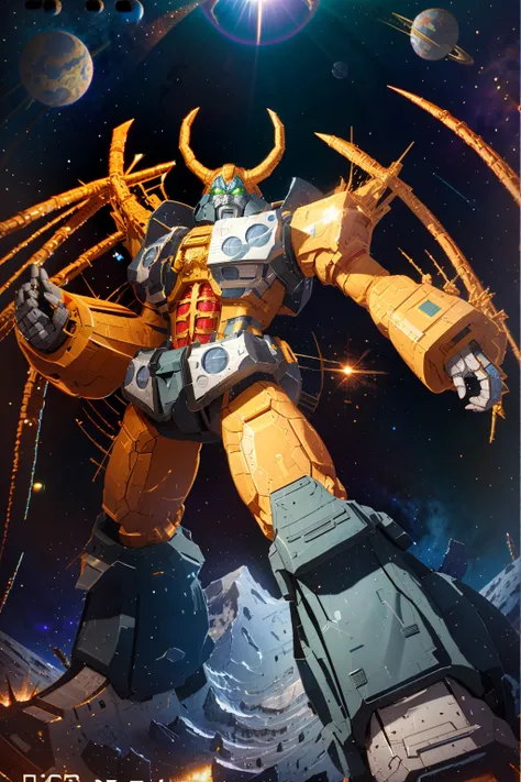 <lora:Unicron:1> Unicron staring at Earth in space, high detail, photorealistic, hdr, high contrast