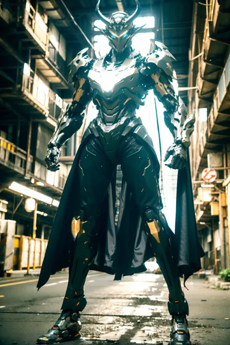 ((1girl)), digital camouflage, horns, wings, mechanical arms, glowing eyes, science fiction, bulky stacked armor , mecha,
cape, dynamic pose
wires, sci-fi elements
depth of field, bokeh, professional photo, (best quality, high quality, absurdres, intricate detail, masterpiece, cinematic, moody, dramatic), highly detailed, photorealistic, sharp focus, motion blur, film grain, noise, lens effects,
dark room, dim light
masterpiece, best quality,
<lora:nijiMecha:0.8> <lora:epiNoiseoffset_v2:1>