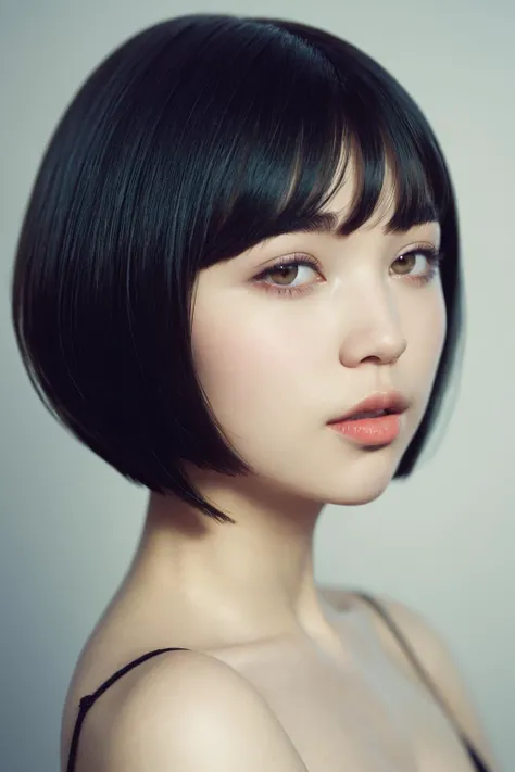 1 beautiful female,
bobcut, fashion
Ilya Kuvshinov