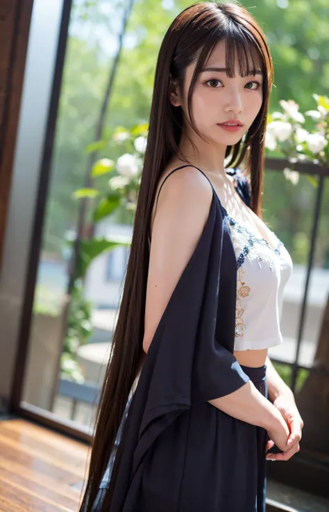 saika1,masterpiece, best quality, realistic, photorealistic,ultra detailed, photo, realistic,best quality,1girl,woman,long hair,<lora:saikaKawakita_saikaV30:1>,