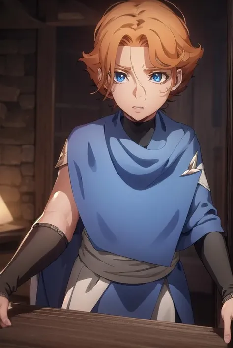 sypha, <lora:sypha-lora-nochekaiser:1>,
sypha, short hair, blue eyes, orange hair,
BREAK cape, blue cape,
BREAK looking at viewer, full body,
BREAK outdoors,
BREAK <lyco:GoodHands-beta2:1>, (masterpiece:1.2), best quality, high resolution, unity 8k wallpaper, (illustration:0.8), (beautiful detailed eyes:1.6), extremely detailed face, perfect lighting, extremely detailed CG, (perfect hands, perfect anatomy),