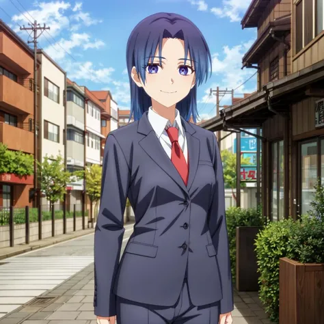 <lora:AiKamiya001:0.7>,<lora:add_detail:1>,
looking at viewer,smile,
AiKamiya,1girl,
suit,city,