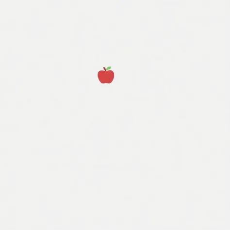 red apple, one apple, <lora:Minimalist_flat_icons_XL:0.8> MINIMALIST ICON, FLATXL, minimalistic, vector art, lean lines, illustration, graphic design, vector graphics, white background <lora:Stickers_Lora_for_Pony_Pony_XL:0.8> sticker, stickers