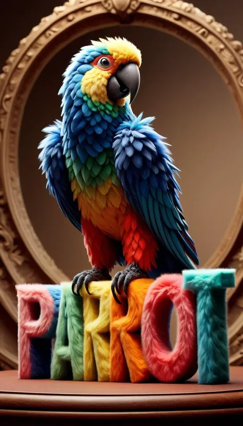 parrot <lora:Harrlogos_v2.0:0.9>