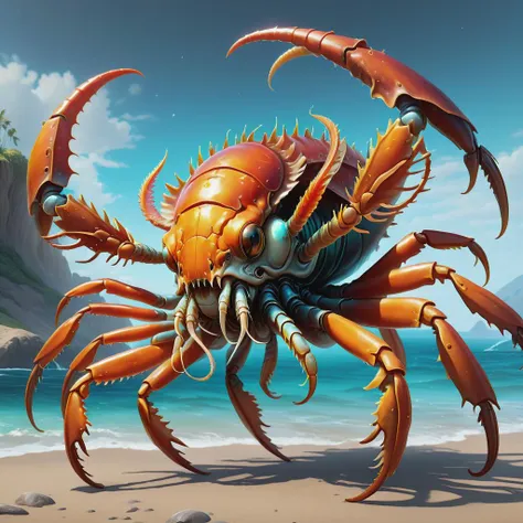 Sea Devil Dragon Crab