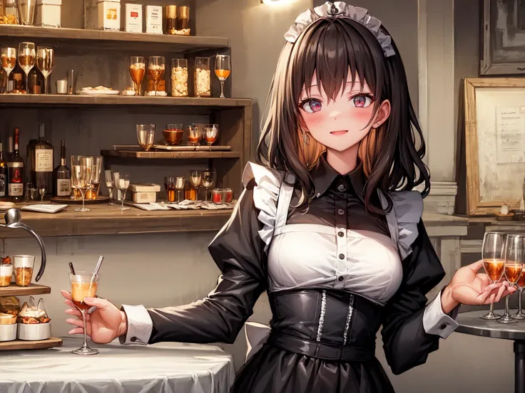 masterpiece, best quality, <lora:lms2-000005:1>, 1girl, maid, caffe,