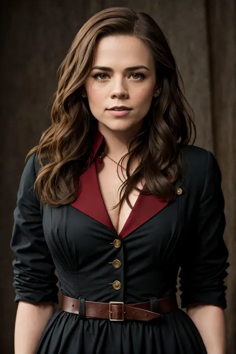 analog style, modelshoot style, portrait of (Koh_HayleyAtwell:0.99) wearing vampire costume, bold, bright colours,<lora:epiNoiseoffset_v2Pynoise:1.0>
