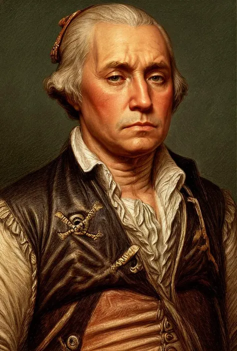 (((Color George Washington wearing (((pirate patch costume))))))([Capitol | Monument | White House | liberty bell | constitution | independence hall | eagle | fasces])(setting scene portrayal [epic apotheosis | liberty cap | Fabian influences | pentagram pentaon | new Rome]) (as above so below)(new secular order((Masterpiece))((American GOD we Trust))(G Freedom))(evocative dodge and burn, corner darken vignette), exposure POP!!!, hdr, extremely intricate, High (Detail:1.1), Sharp focus, dramatic cinematic light, (4k textures, elegant, ((((cinematic look)))), revolutionary tones, insane details <lora:LCM_1-5:0.3> <lora:Saturation:1.9> <lora:EmotionSliders:-4> <lora:ExposureControl:0.7> <lora:skinny_new_skin:0.3>  <lora:back-front_lighting:1.8>