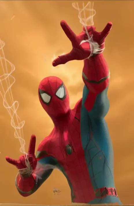 MCU_SPIDEY shooting webs from his wrists <lora:MCU_SPIDEY:.8>