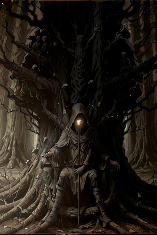 <lora:DarkWoodsV2-000015:1> DarkWoodsStyle tree