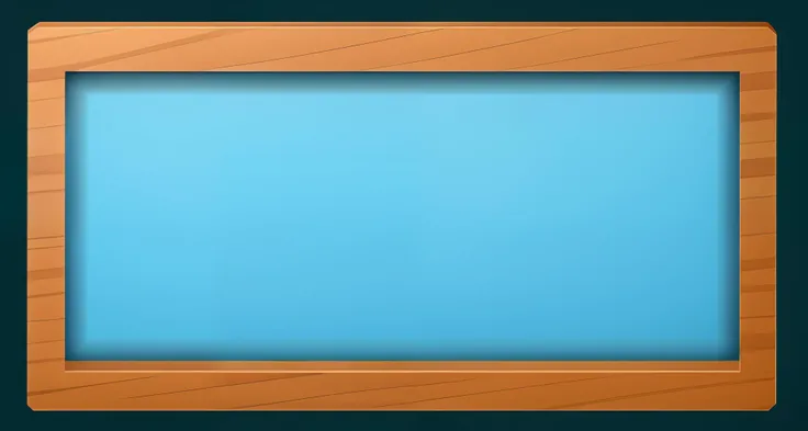 <lora:WoodenMenu_v3:0.75> old wooden rectangle, blue background