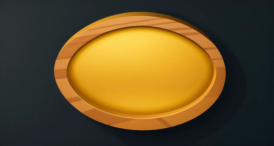 <lora:WoodenMenu_v4:0.75> a wooden sign with a (yellow:1.2) light, blue background