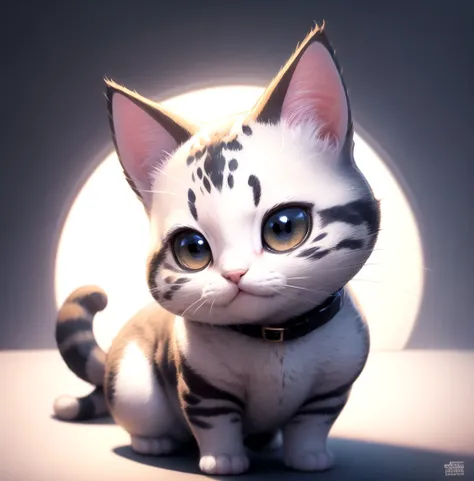 masterpiece, detailed,kitty,illustrated ,Chi_testv1, cat, cartoon