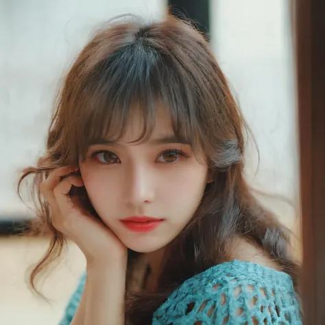 masterpiece,best quality, realistic, RAW photo, film grain,32k ,8k uhd,
1 girl, solo, lady, (detail skin:1.2), looking at viewer, portrait, closed mouth, simple background,