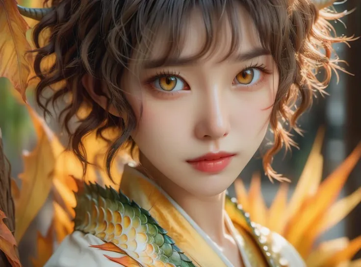 (masterpiece, top quality, best quality, official art, beautiful and aesthetic:1.2), (photorealistic, ultra realistic 8k CG), raw photo, photo:1.5, realistic:1.5, photorealistic:1.5, ultra highres, 8k, texture skin, realistic skin, detailed skin, highest detailed, extreme detailed, 8k wallpaper, colorful,
From the central south temperate zone, is the dragon.
The face was shaped like a goose egg, with innocent wild-leaf eyes beneath a swordface and russet irises.
Super short curly hair with creamy yellow gradation of flaxen.
(focus on), color Ink wash painting,
<lora:sdxL_offset:1> <lyco:neg4all_bdsqlsz_xl_V7:1.0>