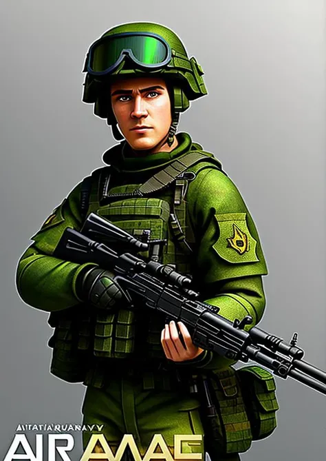 <lora:soldart39-000006:0.6> soldart,
digitalart of brave soldier holding rifle,
style pixar 3d, artstation, masterpiece, high detailed, best quality