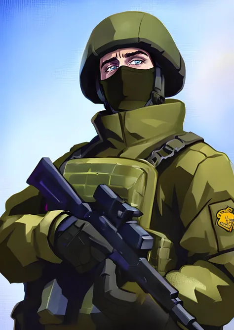 dynamic pose of a soldier in camuflage with big gun,
Arcane Style, Borderlands style, Telltale Games style, Oil painting, Simple colors, low detail, Vivid colors, Defined lines, defined edges, Digital art, Cartoon look, Cartoon style, Sharp shadows, Dark
<lora:soldart:0.7>